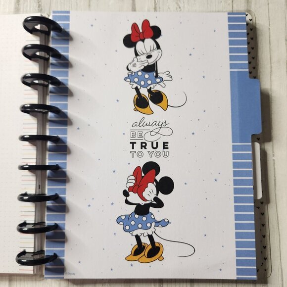 The Happy Planner Disney Minnie Mickey Mouse Goals and Positivity Guided Journal - Picture 5 of 9